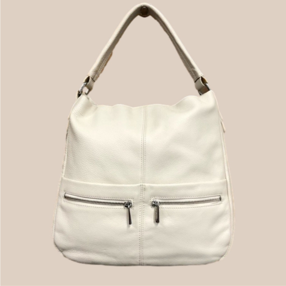 Danier bone leather one strap handbag